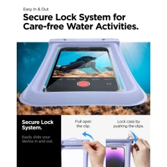 Husa universala pentru telefon - Spigen Waterproof Case A610 - transparenta transparenta