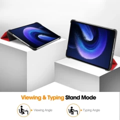 Husa pentru Xiaomi Pad 6 - Techsuit FoldPro - Rosu Rosu