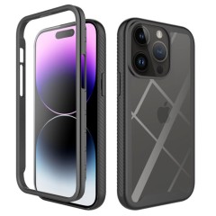 Husa pentru Google Pixel 8 Pro + Folie - Techsuit Defense360 Pro - Negru