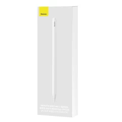 Stylus Pen cu Functiile Palm Rejection si Tilt - Baseus Smooth Writing 2 Series (SXBC060102) - Alb Alb