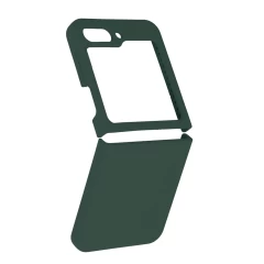 Husa pentru Samsung Galaxy Z Flip5 - Techsuit Soft Edge Silicone - Negru Verde 