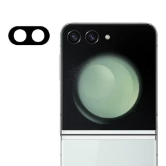 Folie Camera pentru Samsung Galaxy Z Flip5 - Techsuit Full Camera Glass - Negru