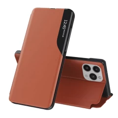 Husa pentru iPhone 15 Pro Max - Techsuit eFold Series - Rosu Portocaliu 