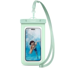 Husa universala pentru telefon - Spigen Waterproof Case A601 - Portocaliu Verde 