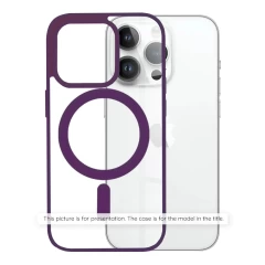 Husa pentru iPhone 15 - Techsuit MagSafe Pro - Roz Mov 