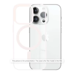 Husa pentru iPhone 15 Plus - Techsuit MagSafe Pro - transparenta Roz 