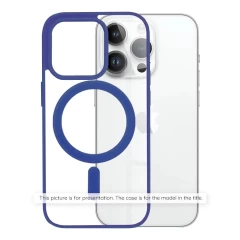 Husa pentru iPhone 15 Pro Max - Techsuit MagSafe Pro - Negru Albastru 