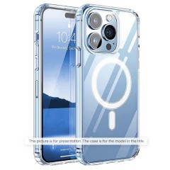Husa pentru iPhone 15 Pro Max - Techsuit MagSafe Pro - transparenta