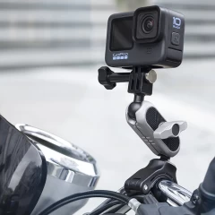 Suport pentru GoPro - Techsuit (JX-008) - Gray Negru