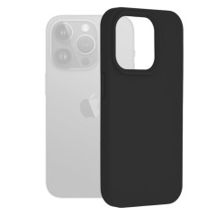 Husa pentru iPhone 15 Pro - Techsuit Soft Edge Silicone - Black
