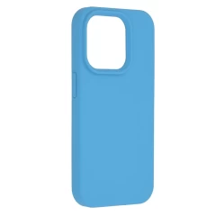 Husa pentru iPhone 15 Pro - Techsuit Soft Edge Silicone - Denim Blue Albastru