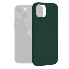 Husa pentru iPhone 15 Plus - Techsuit Soft Edge Silicone - Black Verde 