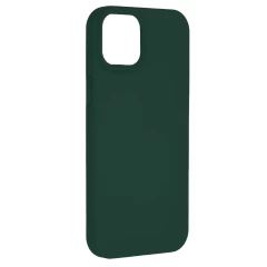 Husa pentru iPhone 15 Plus - Techsuit Soft Edge Silicone - Dark Green Verde