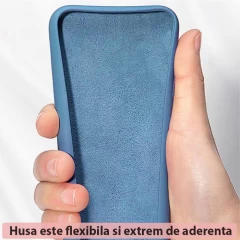 Husa pentru iPhone 15 Plus - Techsuit Soft Edge Silicone - Denim Blue Albastru