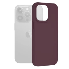Husa pentru iPhone 15 Pro Max - Techsuit Soft Edge Silicone - Denim Blue violet 