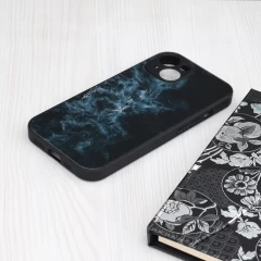 Husa pentru iPhone 15 - Techsuit Glaze Series - Blue Nebula Albastru