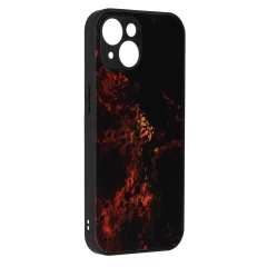 Husa pentru iPhone 15 - Techsuit Glaze Series - Red Nebula Rosu