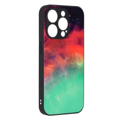 Husa pentru iPhone 15 Pro - Techsuit Glaze Series - Fiery Ocean Turcoaz