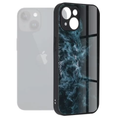 Husa pentru iPhone 15 Plus - Techsuit Glaze Series - Blue Nebula Albastru