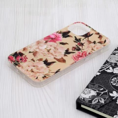 Husa pentru iPhone 15 Plus - Techsuit Marble Series - Mary Berry Nude Bej