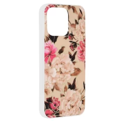 Husa pentru iPhone 15 Pro Max - Techsuit Marble Series - Mary Berry Nude Bej