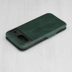 Husa pentru Google Pixel 8 Techsuit Safe Wallet Plus, Green Verde