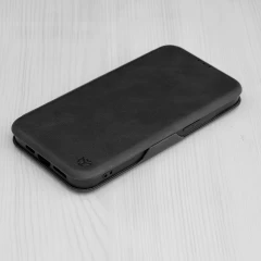 Husa pentru iPhone 15 Techsuit Safe Wallet Plus, Black Negru