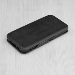 Husa pentru iPhone 15 Plus Techsuit Safe Wallet Plus, Black Negru