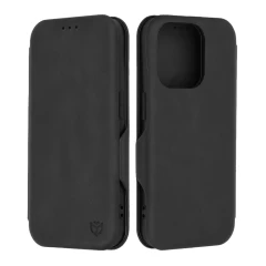 Husa pentru iPhone 15 Pro Techsuit Safe Wallet Plus, Green Negru 