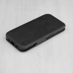Husa pentru iPhone 15 Pro Techsuit Safe Wallet Plus, Black Negru