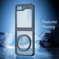Husa pentru Samsung Galaxy Z Flip5 - Dux Ducis Aimo MagSafe Series - Black Negru