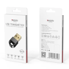Adaptor Wireless USB-A la Bluetooth - Yesido (YAU34) - Black Negru