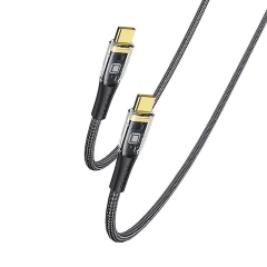Cablu Incarcare  Type-C la Type-C, 100W, 1.2m - Yesido (CA103) - Black Negru