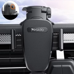 Suport Auto de Telefon cu Prindere pe Bord - Yesido (C130) - Black Negru