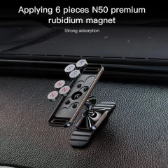 Suport Telefon Auto Magnetic pentru Bord - Yesido (C150) - Black Negru