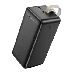 Baterie Externa 2x USB, Type-C, Micro-USB, PD30W, 50000mAh - Hoco Smart (J111D) - Black Negru