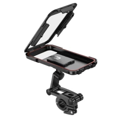 Suport pentru Bicicleta, Smartphone-uri 4.5 - 7 inch, IPX4 - Hoco Rider (CA101) - Black Negru