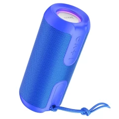 Boxa Wireless BT 5.1, FM, Card TF, Disk U, Lumini RGB, 10W, 1200mAh - Hoco Artistic Sports (BS48) - Blue Albastru