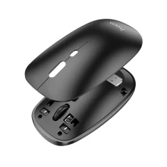 Mouse Wireless 2.4G, 800/1200/1600 DPI - Hoco (GM15) - Black Negru