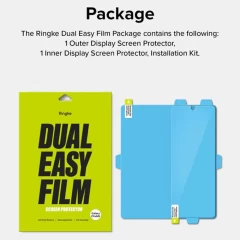 Folie pentru Samsung Galaxy Z Fold5 (set 2) - Ringke Dual Easy Full - Clear transparenta