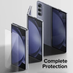 Folie pentru Samsung Galaxy Z Fold5 - Ringke Cover Display Tempered Glass - Clear transparenta