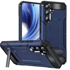 Husa pentru Samsung Galaxy A54 - Techsuit Hybrid Armor Kickstand - Blue Albastru