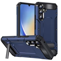 Husa pentru Samsung Galaxy A34 5G - Techsuit Hybrid Armor Kickstand - Blue Albastru