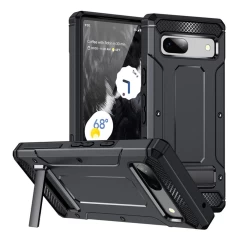 Husa pentru Samsung Galaxy S23 FE - Techsuit Hybrid Armor Kickstand - Black Negru