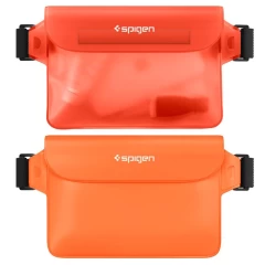 Geanta Waterproof pentru Accesorii (set 2) - Spigen (A620) - Sunset Orange Portocaliu