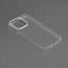 Husa pentru iPhone 15 Pro - Techsuit Clear Silicone - Transparent transparenta