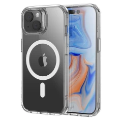 Husa pentru iPhone 15 - ESR Classic Hybrid HaloLock - Clear transparenta