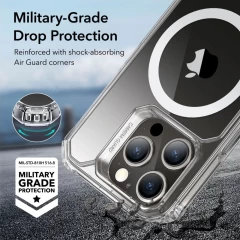 Husa pentru iPhone 15 Pro - ESR Air Armor HaloLock - Clear transparenta