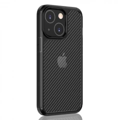 Husa pentru iPhone 15 - Techsuit Carbon Fuse - Black Negru