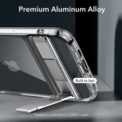 Husa pentru iPhone 15 - ESR Air Shield Boost Kickstand - Clear transparenta